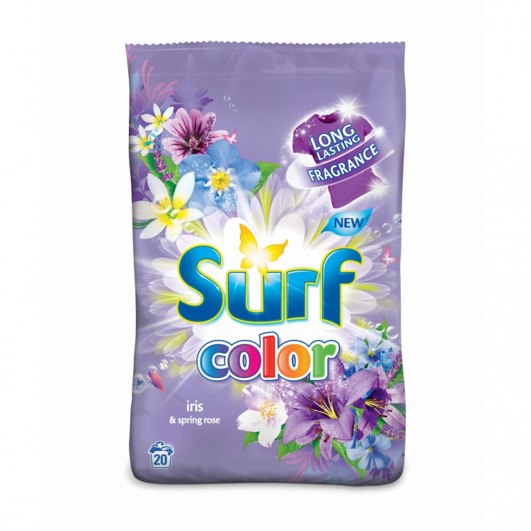 Surf 20dáv/1.4kg Color Iris Fialový | Prací prostředky - Prací prášky Surf 20dáv/1.4kg Color Iris Fialový | Prací prostředky - Prací prášky